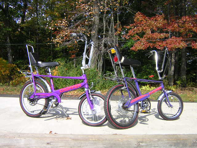 raleigh chopper ultra violet paint